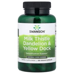 Swanson - Milk Thistle Dandelion & Yellow Dock - 120 Caps
