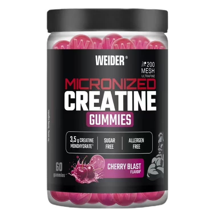Weider Micronized Creatine Gummies – Weider förpackning