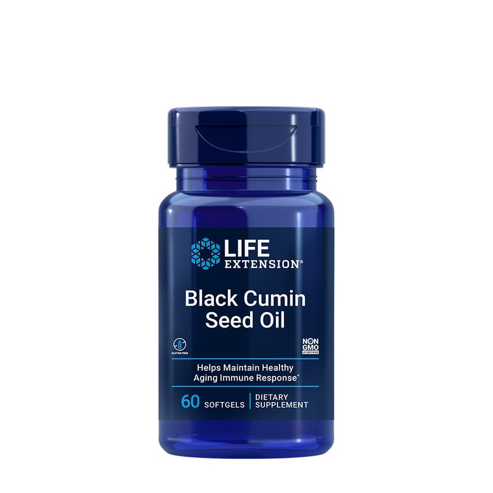 Life Extension Black Cumin Seed Oil – Life Extension förpackning