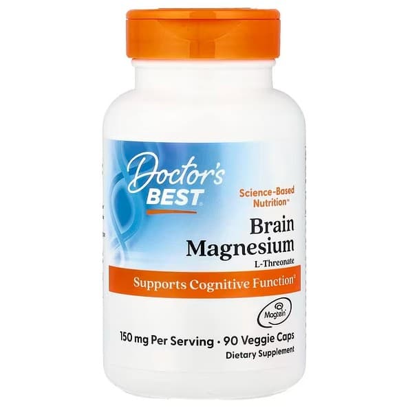 Doctor's Best - Brain Magnesium - 90 Vcaps