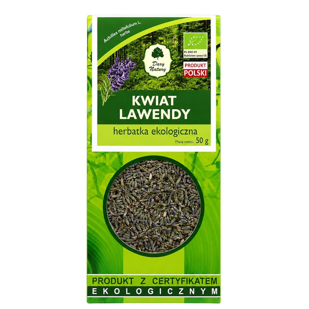 Dary Natury - Lavender Flowers - 50g – Dary Natury förpackning
