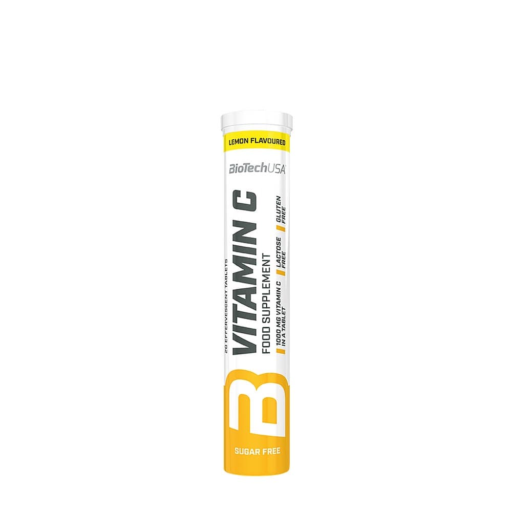 Biotechusa - Vitamin C - 20 Effervescent Tabs – BioTechUSA förpackning