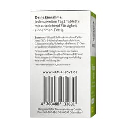 Nature Love - Vitamin B12 - 90 Tabs