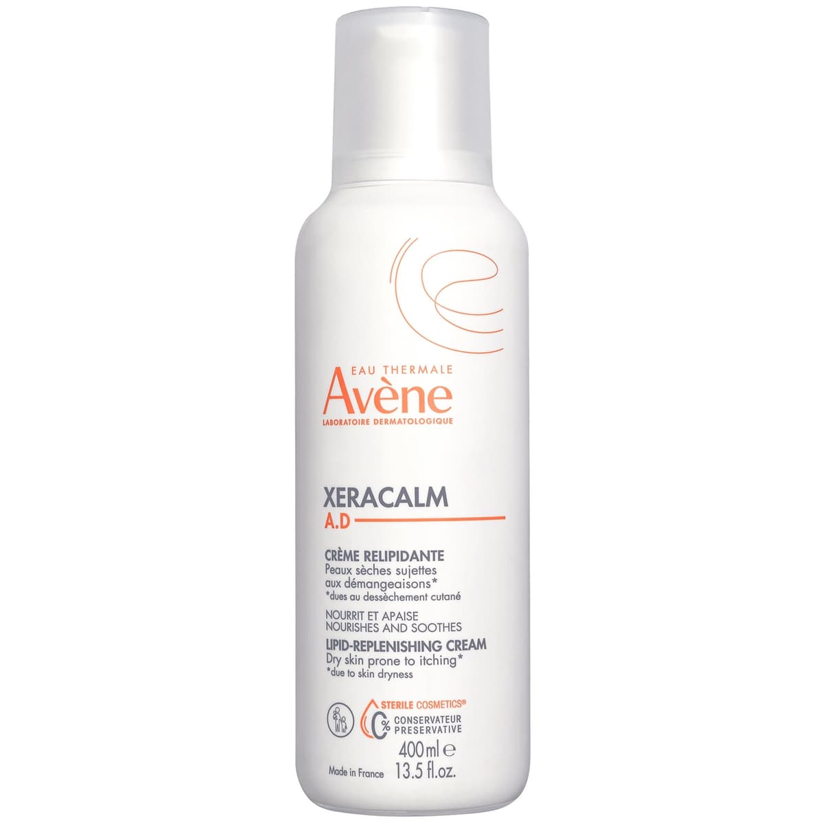 Avène - Xeracalm A.D Lipid-replen ishing cream 400 ml – Avène förpackning