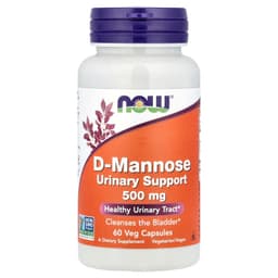 NOW Foods - D-Mannose, 500mg - 60 Vcaps