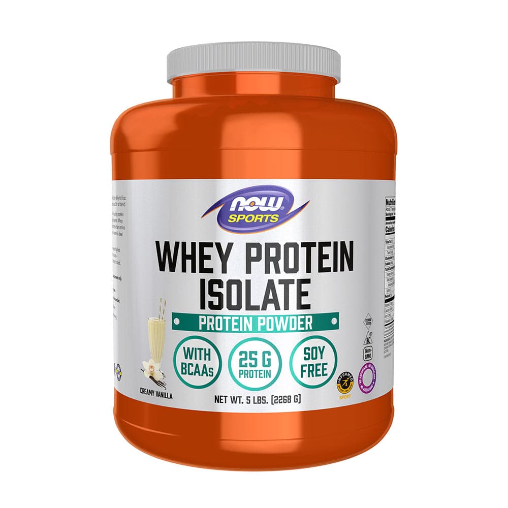 NOW Foods - Whey Protein Isolate – NOW Foods förpackning