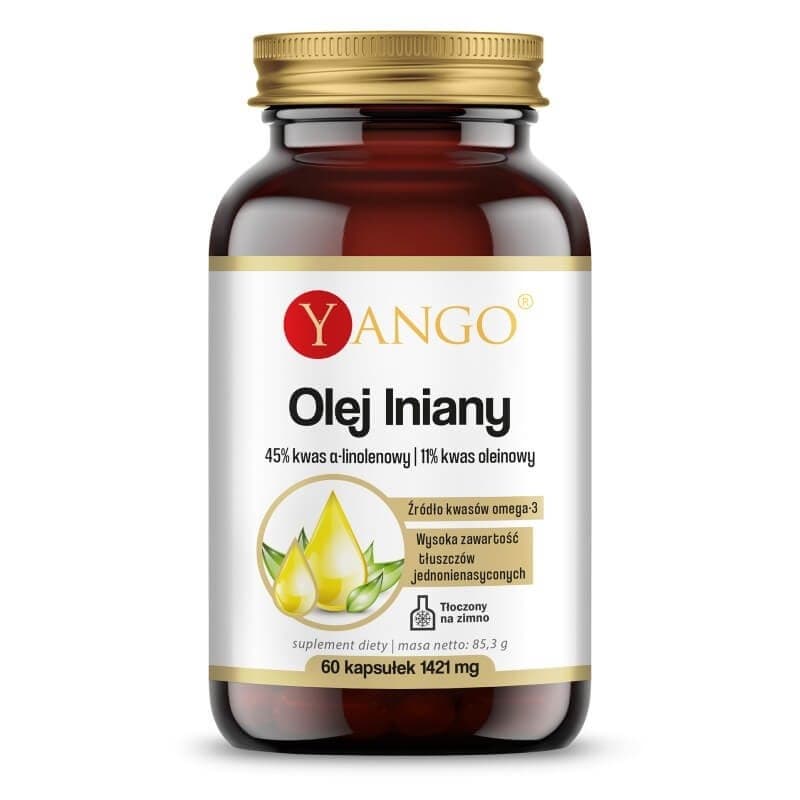 Yango - Flaxseed Oil - 60 Caps – Yango förpackning