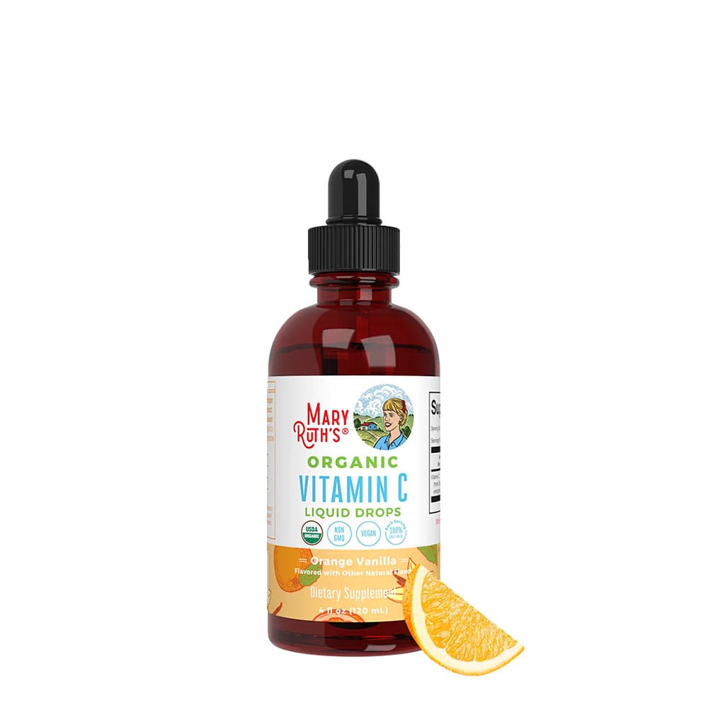 MaryRuth's - Organic Vitamin C Liquid Drops - Orange - 120ml – Maryruth'S förpackning