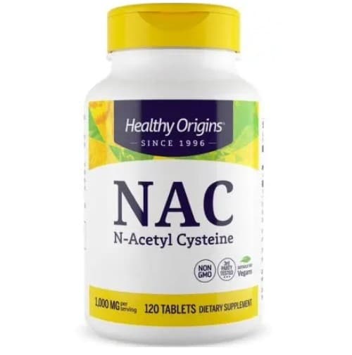 Healthy Origins - N-Acetyl Cysteine - 120 Tabs