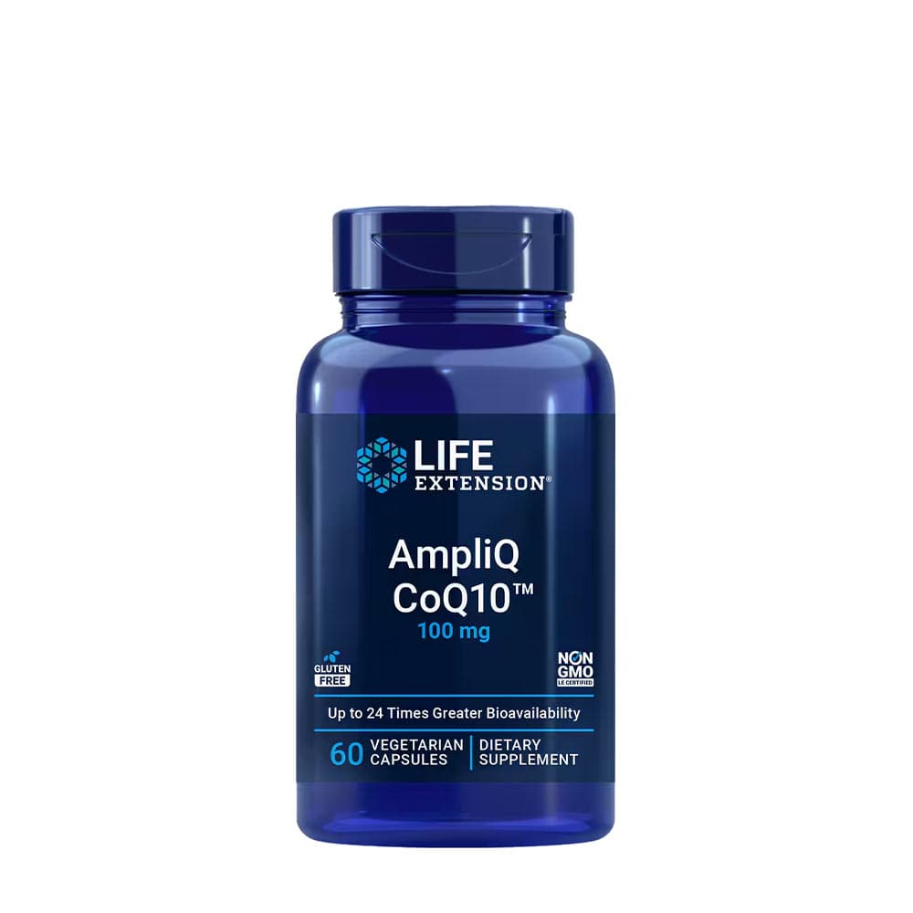Life Extension Ampliq CoQ10 100mg - 60 Vcaps – Life Extension förpackning