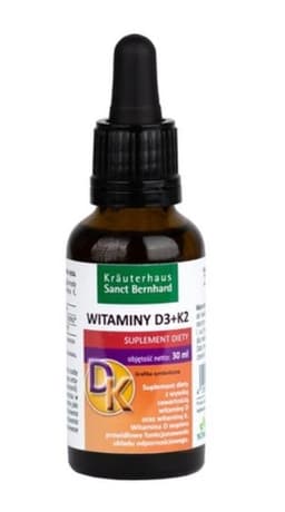 Kräuterhaus Sanct Bernhard - D-vitamiini + K2 - 30ml