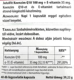 JutaVit - Coenzyme Q10 - 40 Caps