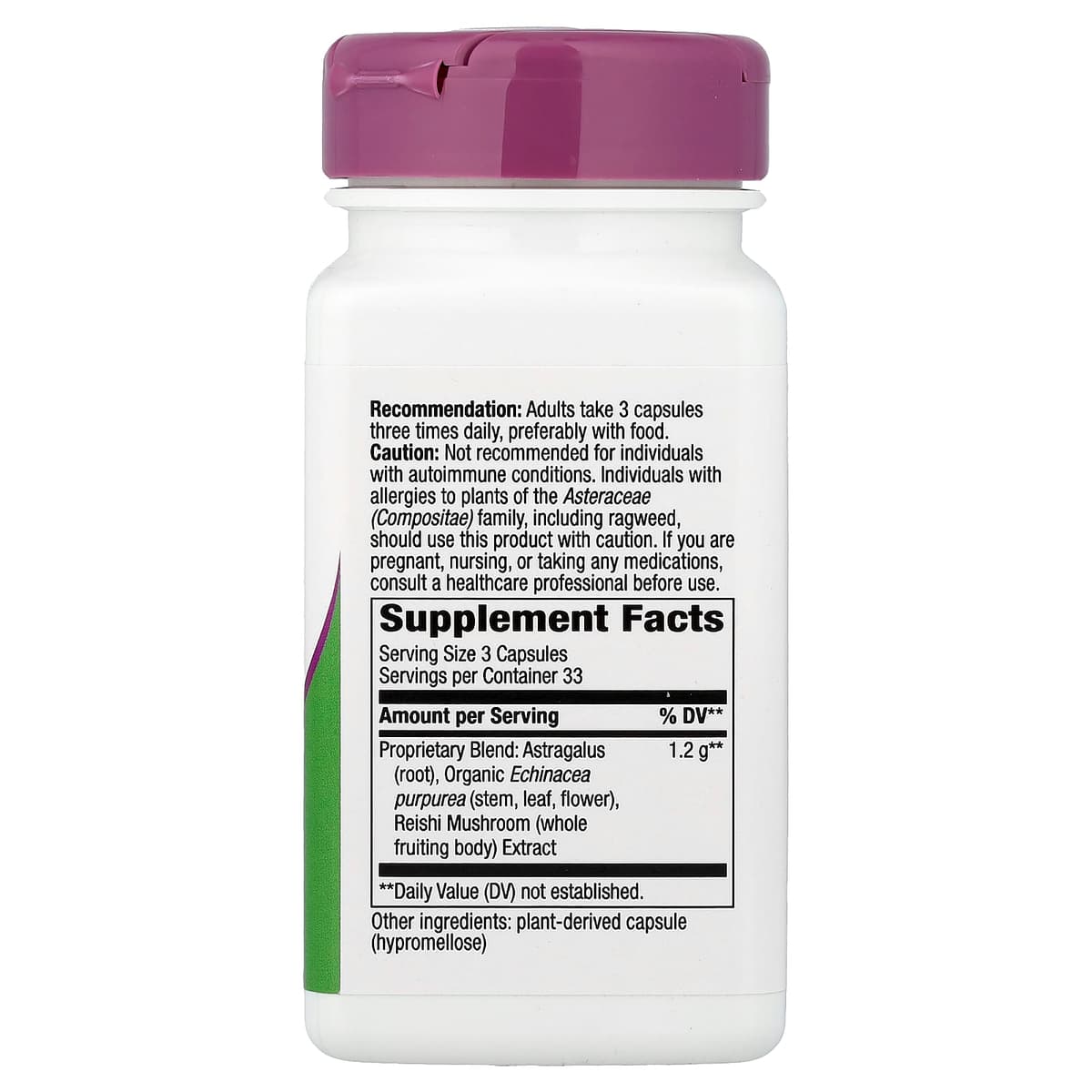 Nature'S Way - Echinacea Astragalus & Reishi - 100 Vcaps