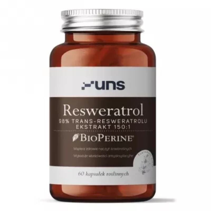 UNS - Resveratrol - 60 Caps – UNS förpackning