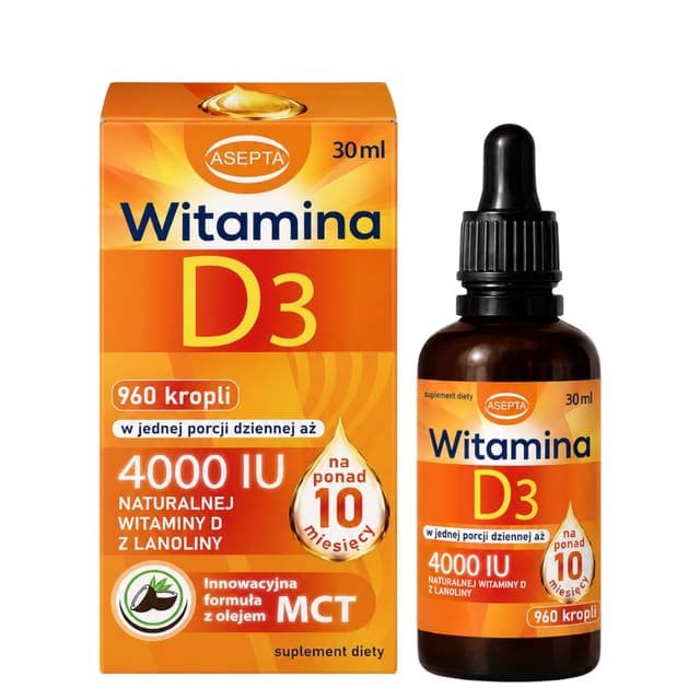 Asepta - Vitamin D3 - 30ml – Asepta