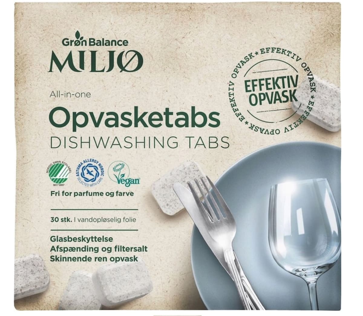 Grøn Balance - Dishwashing Tabs - 30 stk.