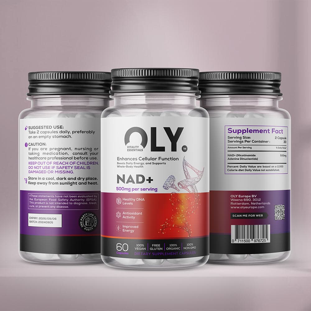 Oly - NAD+ 500mg - 60 vcaps
