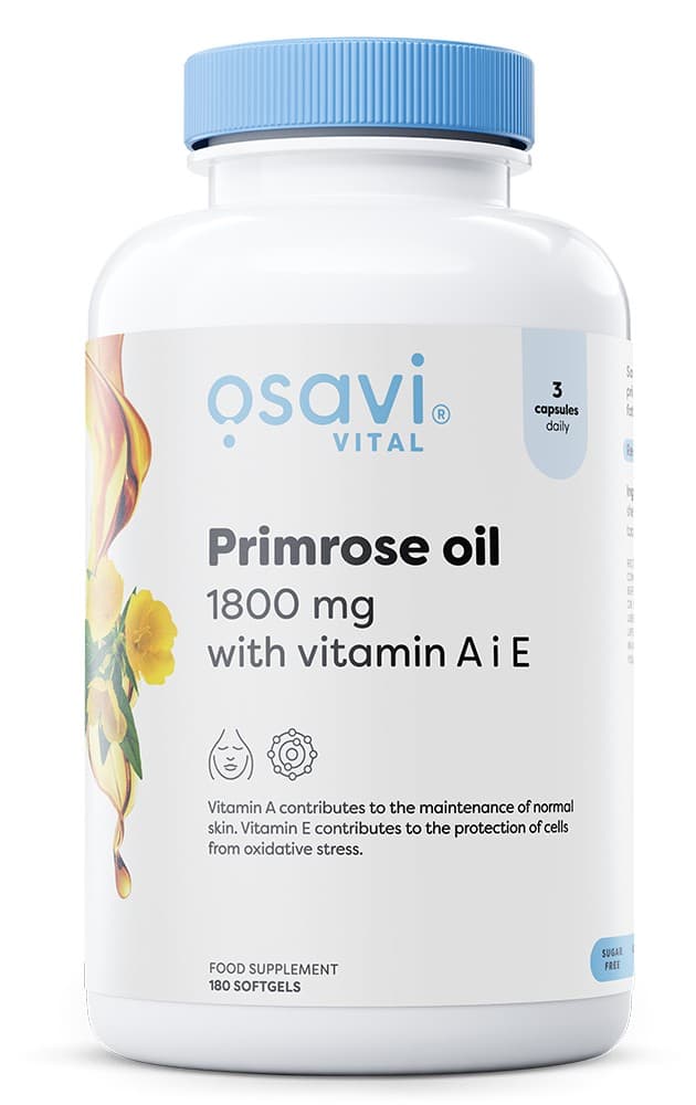 Osavi - Primrose Oil With Vitamin A & E – Osavi förpackning