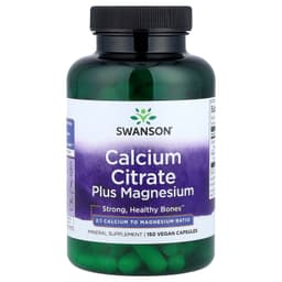 Swanson - Calcium Citrate Plus Magnesium - 150 Caps