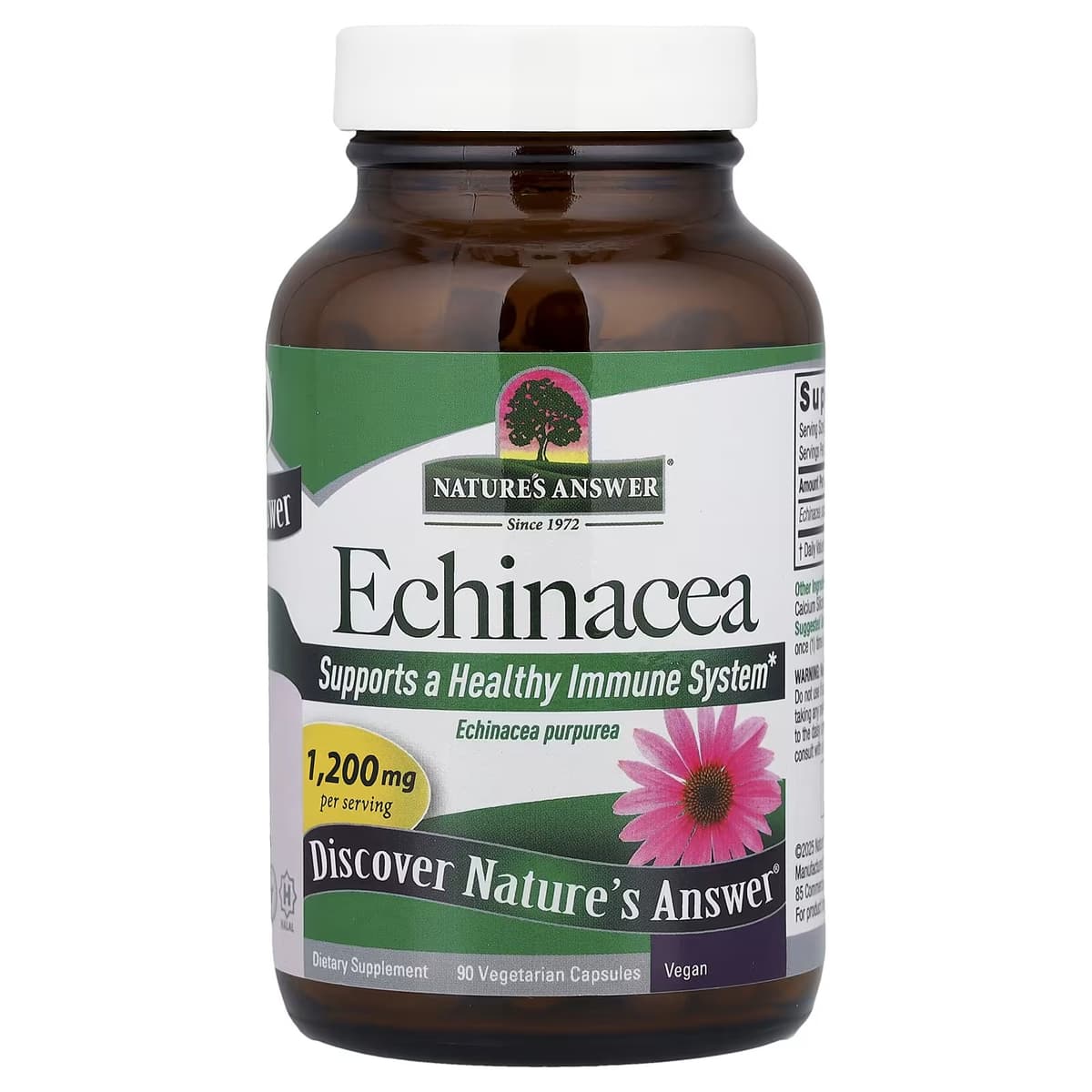 Nature's Answer - Echinacea Herb - 90 Vcaps