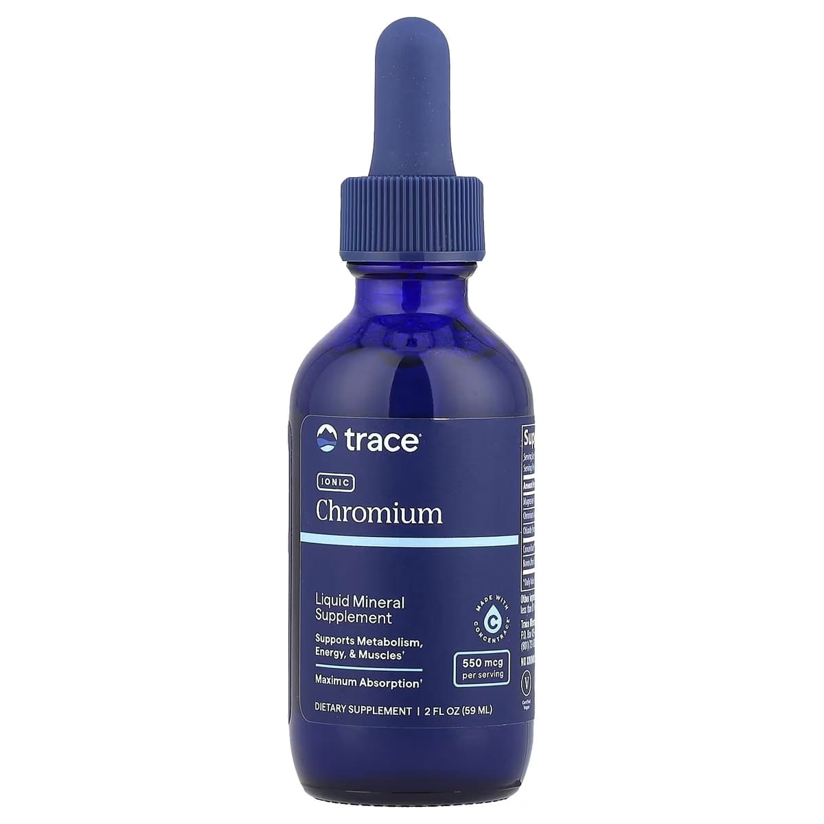 Trace Minerals Liquid Ionic Chromium 550mcg - 59ml