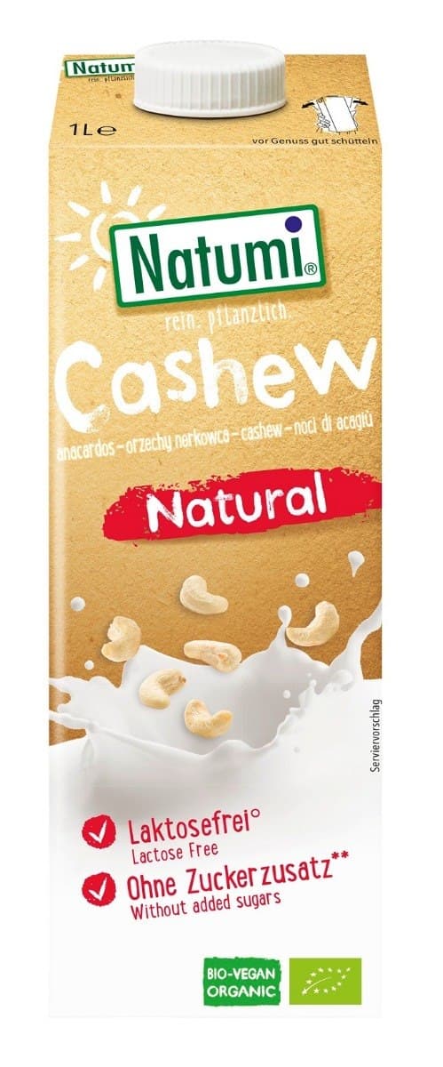 Natumi - Cashew Drink - 1L – Natumi förpackning