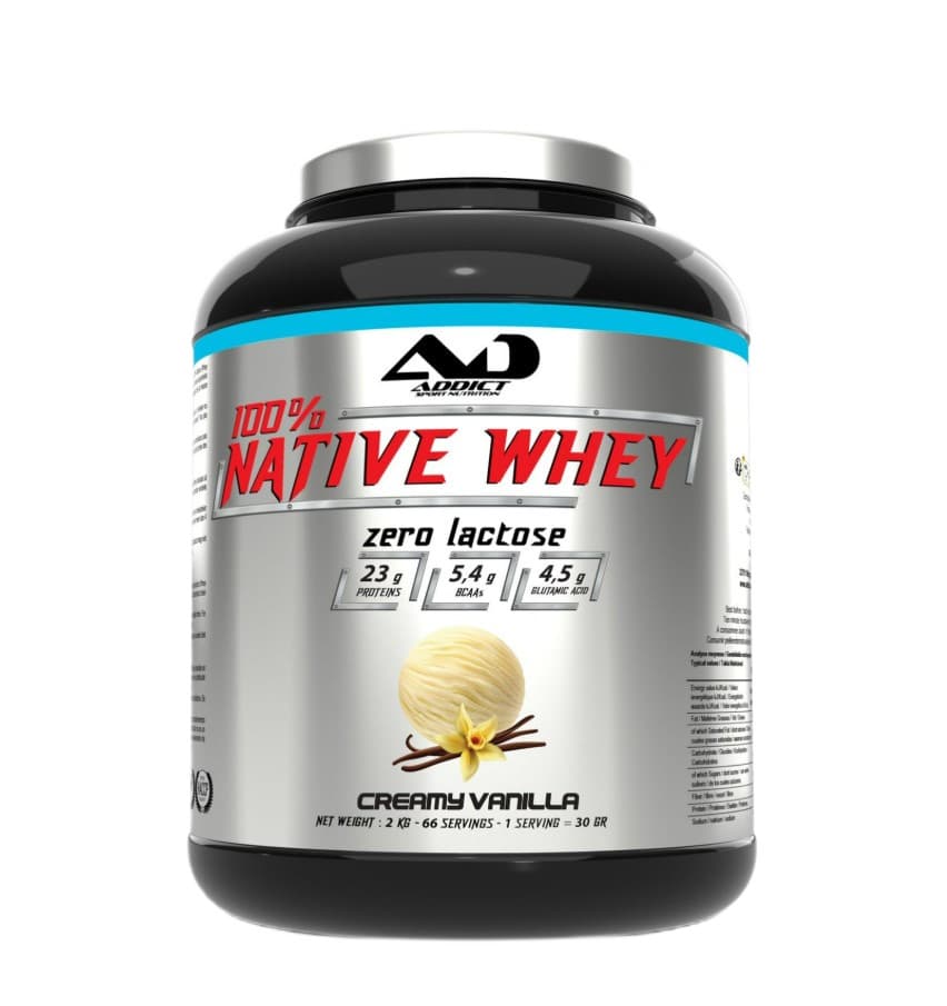 Addict Sport Nutrition (ADD) - 100% Native Whey Zero Lactose – Addict Sport Nutrition förpackning
