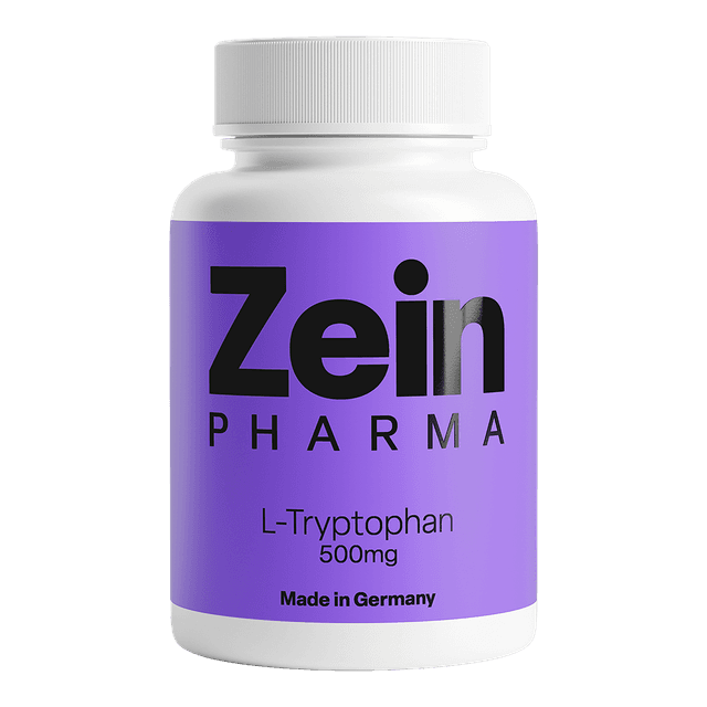 Zein Pharma - L-Tryptofan - 180 Kapsler (KORT DATUM 2026-10-30)