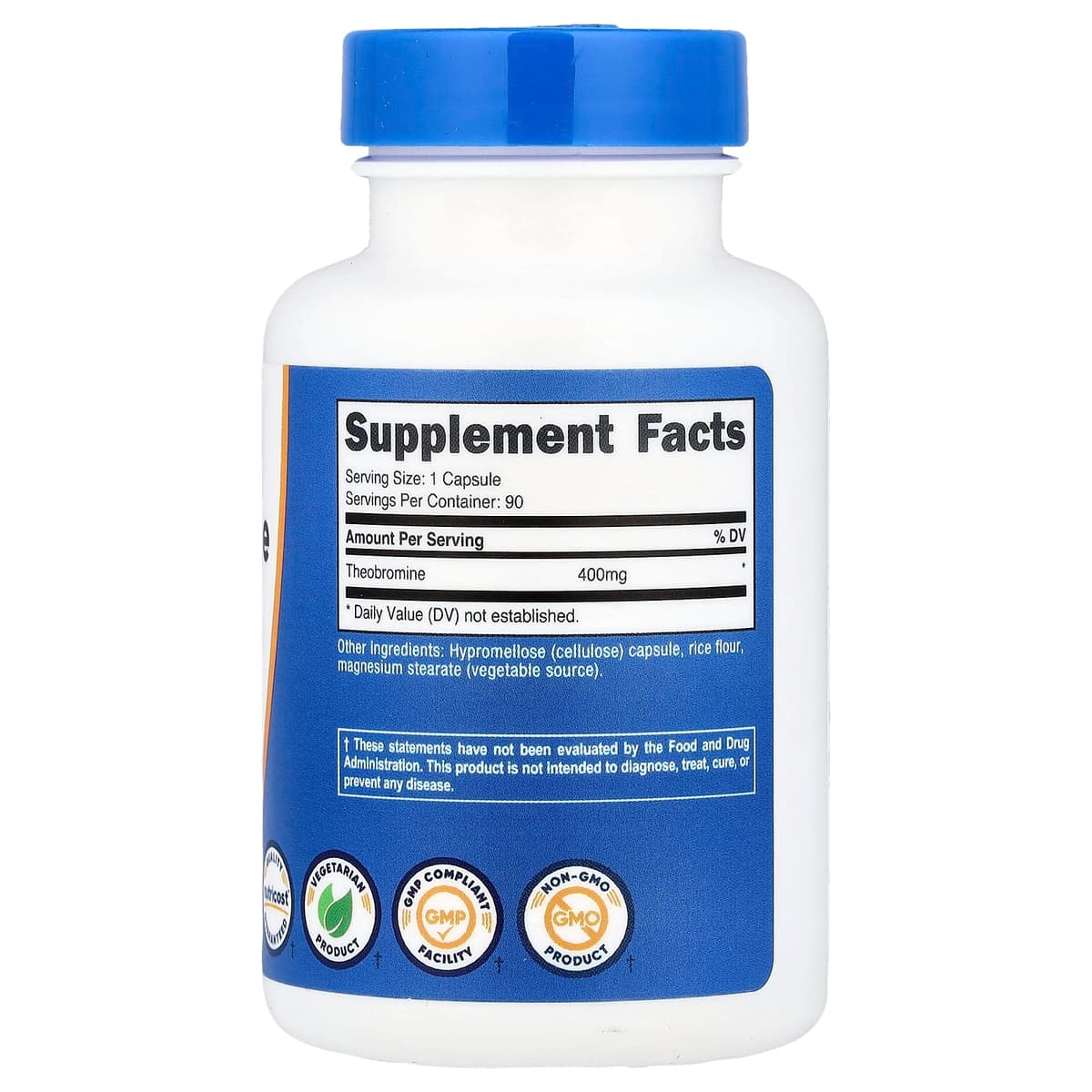 Nutricost - Theobromine - 90 Caps