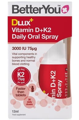 Better You - D3000+K2 Vitamin D+K2 Daily Oral Spray - 12ml