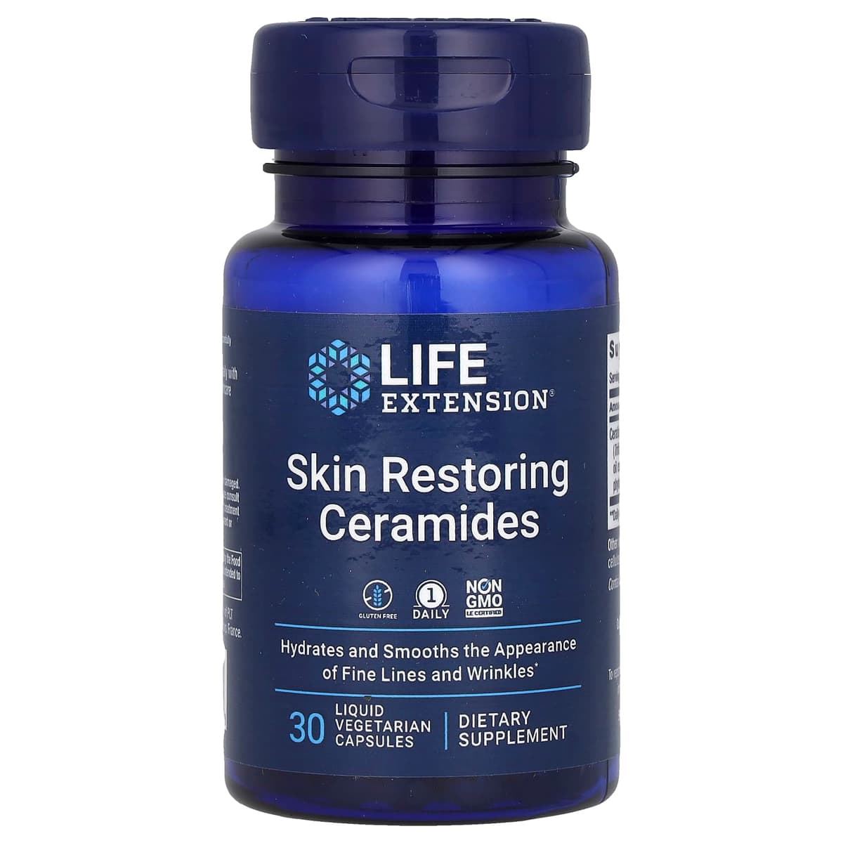 Life Extension - Skin Restoring Ceramides - 30 Flydende Vcaps