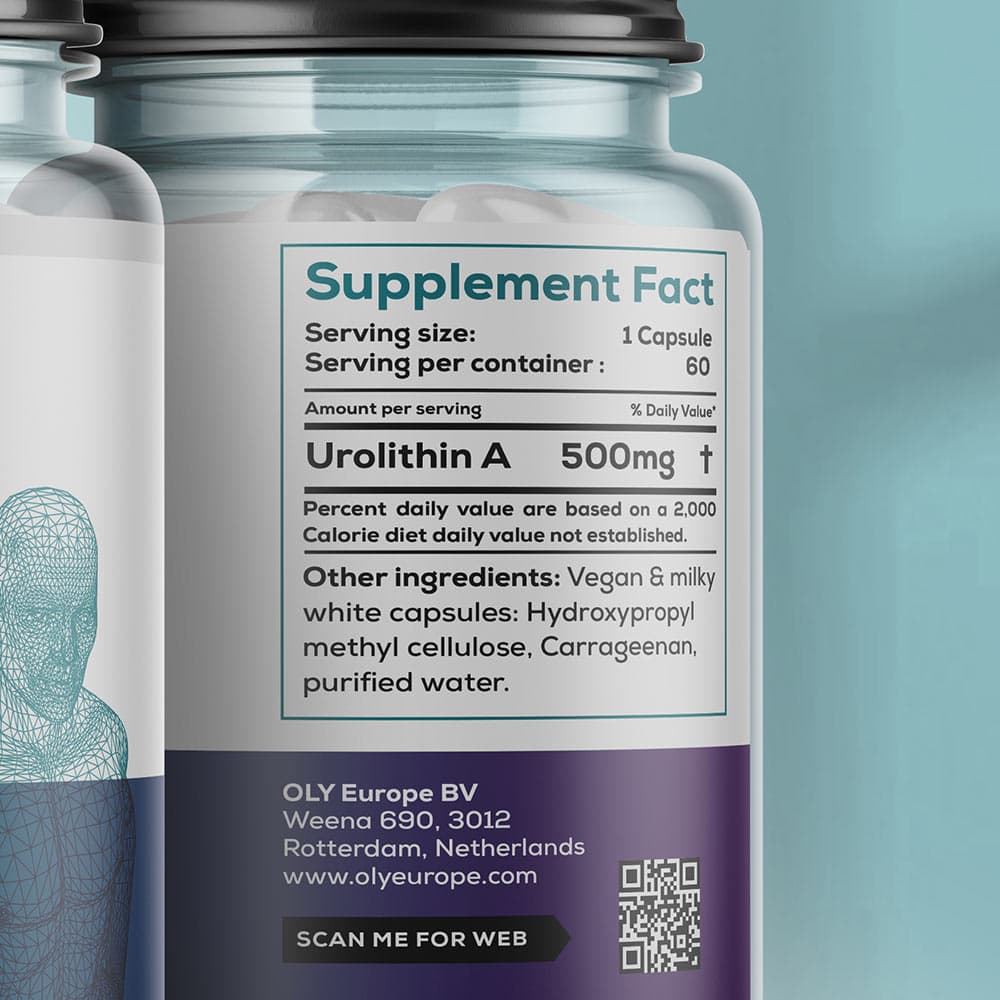 Oly - Urolithin A - 500mg - 60 vcaps