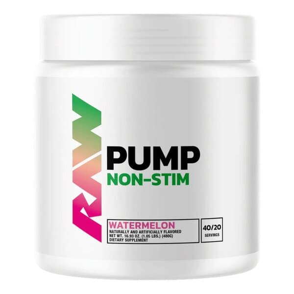 Raw Nutrition - Pumppivalmiste ilman stimulantteja Watermelon - 480g
