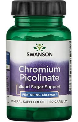 Swanson - Chromium Picolinate Featuring Chromax - 60 Caps