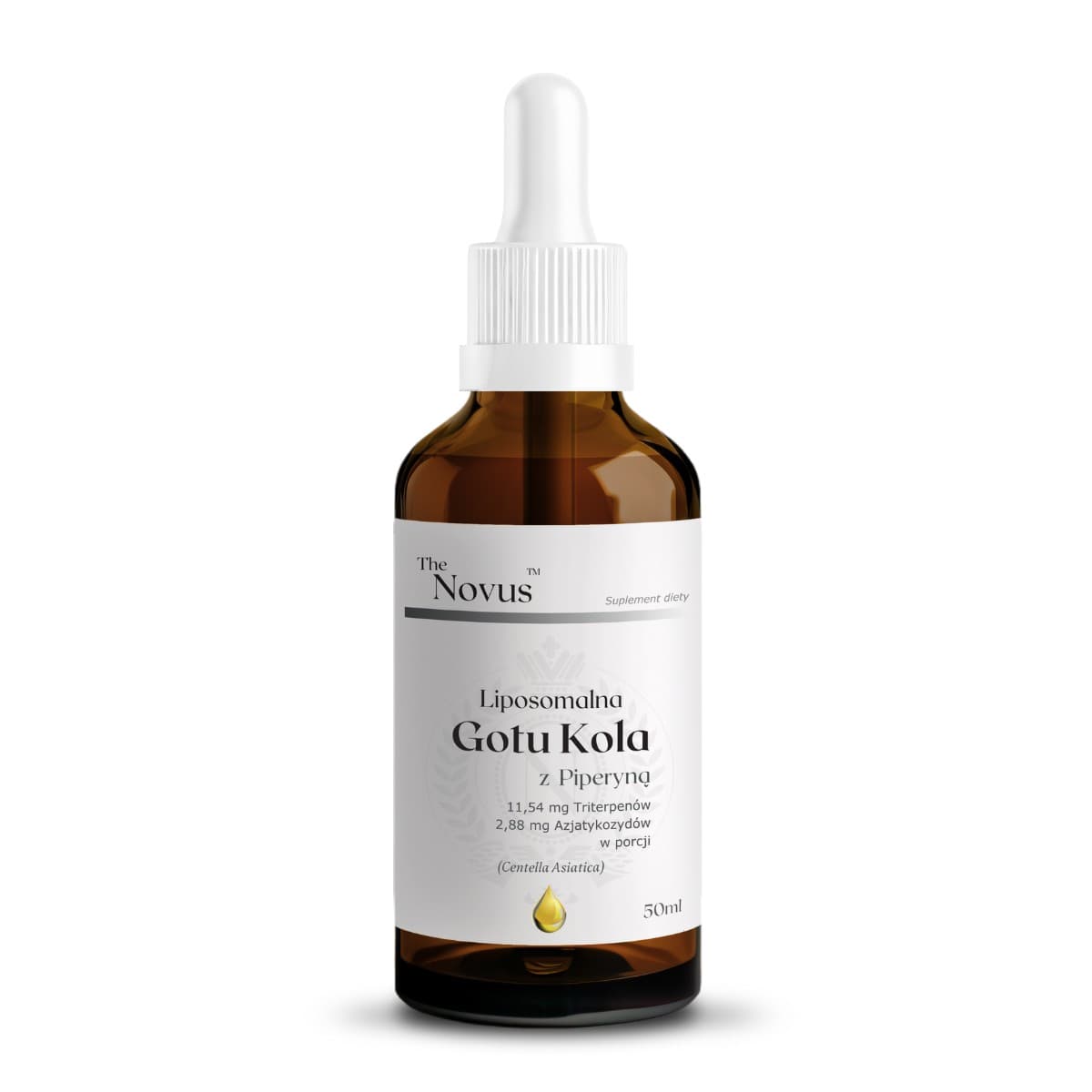The Novus - Liposomal Gotu Kola med Piperin Dråber 50ml – The Novus packaging