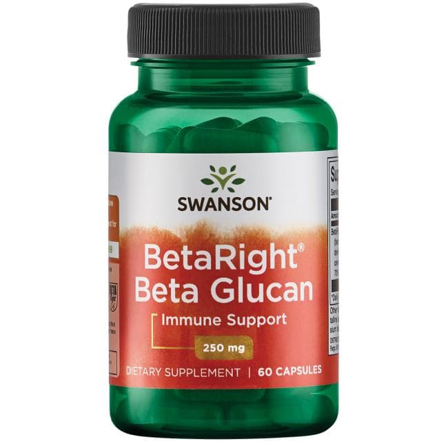 Swanson - BetaRight Beta Glucan - 60 Capsules – Swanson förpackning