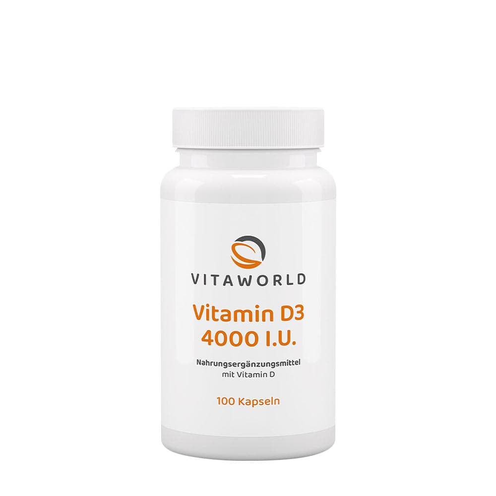 Vitaworld - Vitamin D3 4000IU - 100 Capsules