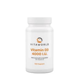 Vitaworld - Vitamin D3 4000IU - 100 Capsules