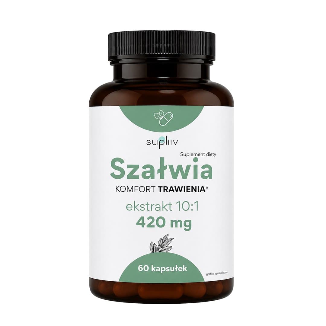 Supliiv - Sage Digestion Comfort Extract 10:1 - 60 Caps