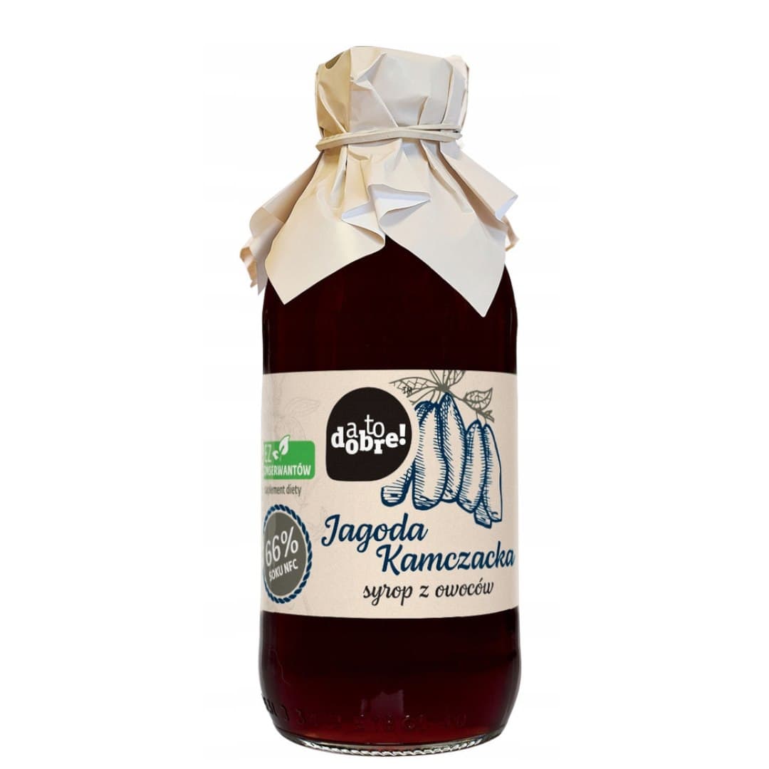 ATODOBRE! - Sirap på blåbärstry - 330 ml – förpackning