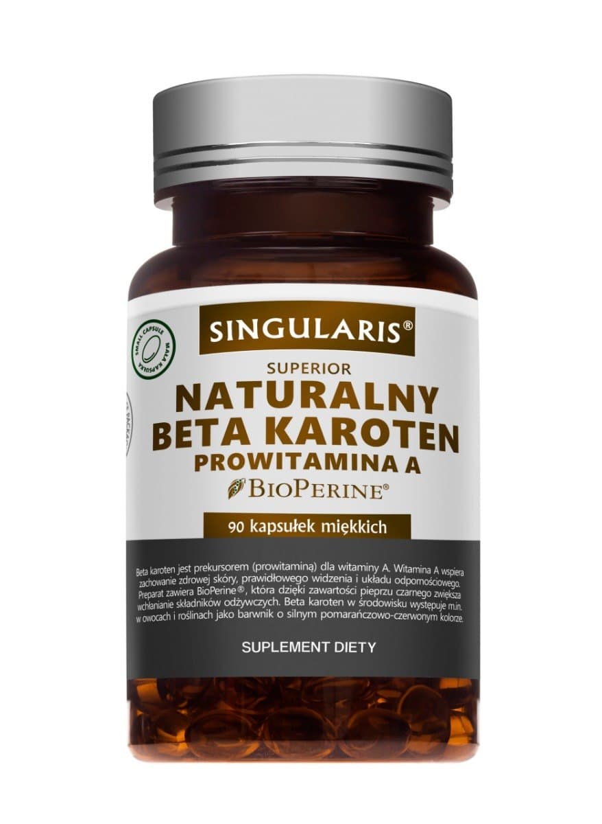Singularis - Superior Natural Beta Carotene Provitamin A – Singularis förpackning