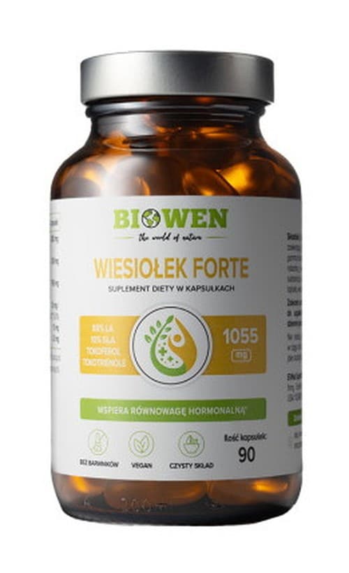 Biowen - Evening Primrose Forte - 90 Caps – Biowen förpackning
