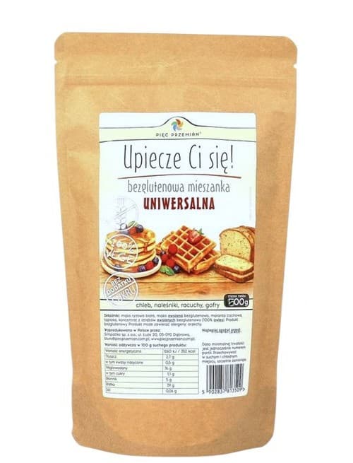 Pięć Przemian - Upieczę Ci Się! Uniwersalna Mieszanka Bezglutenowa - 500g