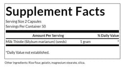 Swanson - Milk Thistle - Full Spectrum - 100 Caps