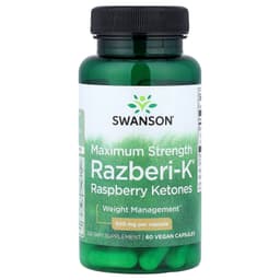 Swanson - Raspberry Ketones - 60 Veggie Capsules