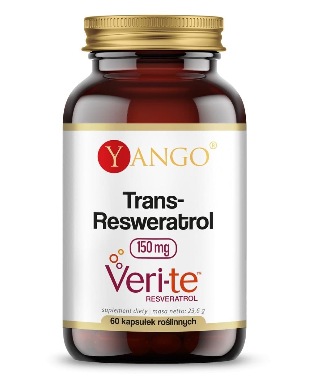 Yango - Trans-Resveratrol - 60 Caps – Yango förpackning