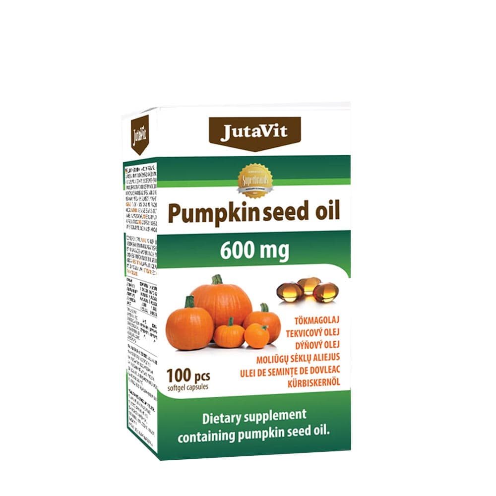 Jutavit - Pumpkin Seed Oil - 100 Pcs Sgels Caps – Jutavit förpackning