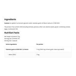 OstroVit - Odorless Garlic - 60 Caps