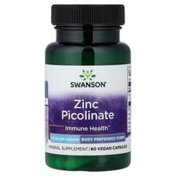 Swanson - Zinc Picolinate, 22mg - 60 Caps