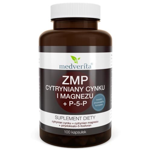 Medverita - ZMP Citrate Zinc and Magnesium + P-5-P – Medverita förpackning